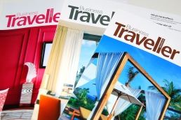 Business Traveller, design, layout og produktion af magasiner, grafisk design, Anette Kjær Larsen