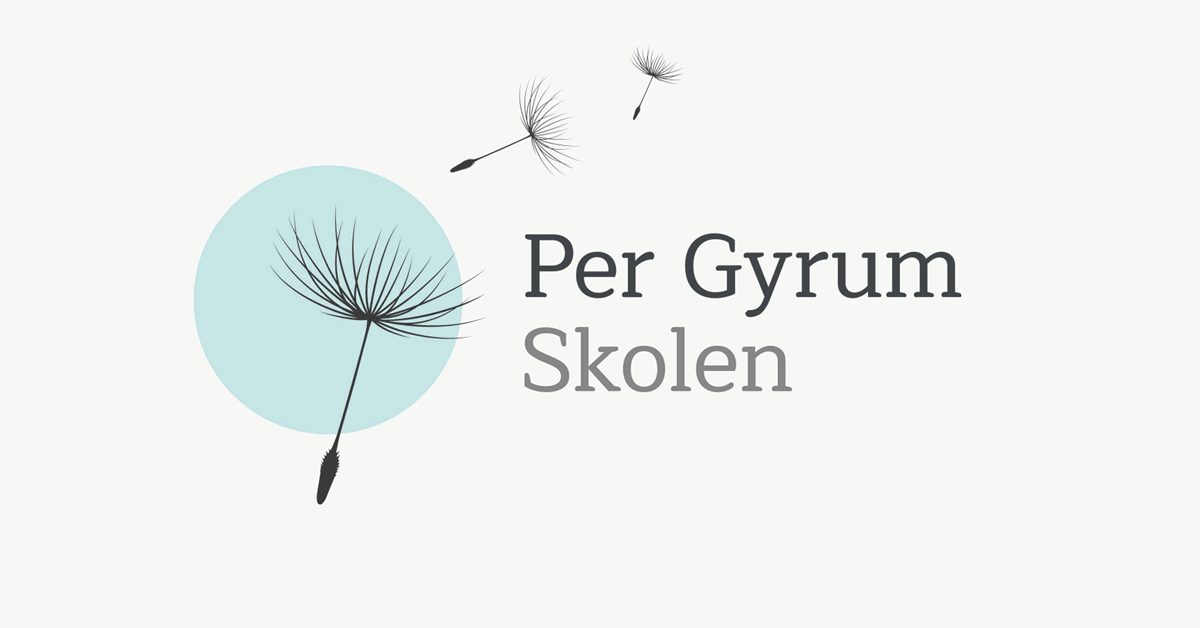 Design af logo og visuel identitet til Per Gyrum Skolen