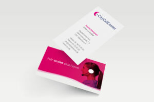 CityCallCenter - visitkort. Design af logo og visuel identitet. Word templates til tilbud og produkter.
