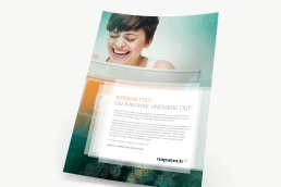 Napatech – design af visuel identitet, logo og annoncer
