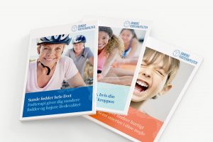 Danske Fodterapeuter. InDesign template. Brochurer.