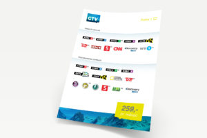 Greenland Television - design af logo, annoncer og programoversigter